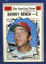 1970 Topps Baseball Cards      464     Johnny Bench AS